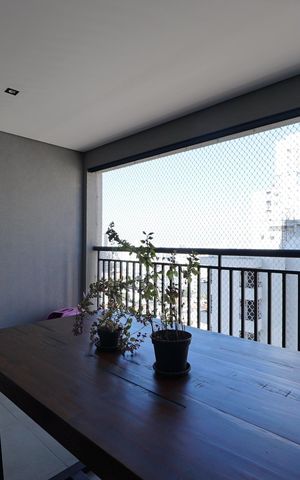 Apartamento à venda com 61m², 2 quartos e 1 vagaVaranda
