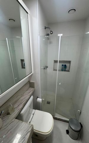 Apartamento para alugar com 112m², 2 quartos e 2 vagas Apartamento para alugar com 112m², 2 quartos e 2 vagasBanheiro social