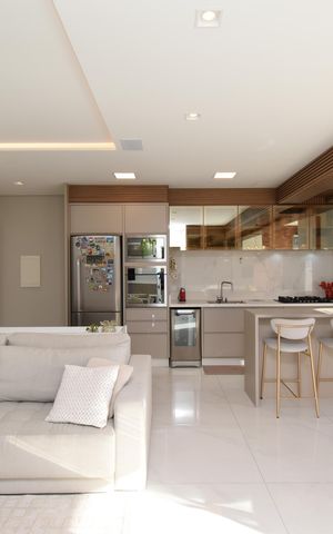 Apartamento à venda com 93m², 3 quartos e 2 vagasSala e Cozinha