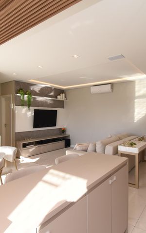 Apartamento à venda com 93m², 3 quartos e 2 vagasSala e Cozinha