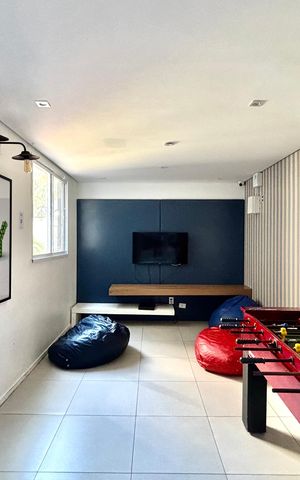 Apartamento para alugar com 43m², 2 quartos e 1 vaga Apartamento para alugar com 43m², 2 quartos e 1 vagaSala de jogos