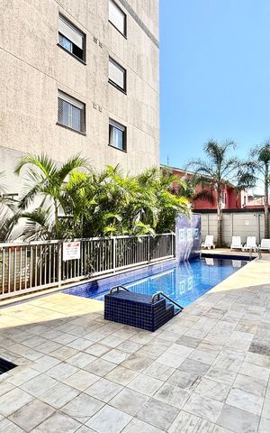 Apartamento para alugar com 43m², 2 quartos e 1 vaga Apartamento para alugar com 43m², 2 quartos e 1 vagaÁrea comum - Piscina