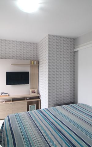 Casa de condomínio para alugar com 78m², 2 quartos e 2 vagasSuíte 1