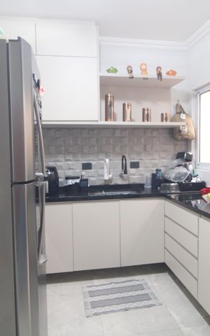 Casa de condomínio para alugar com 78m², 2 quartos e 2 vagasCozinha