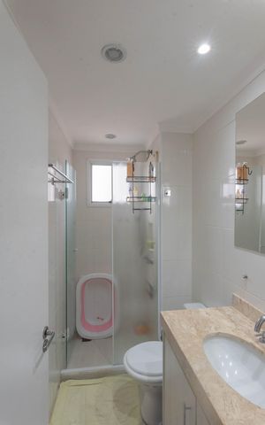 Apartamento à venda com 87m², 3 quartos e 2 vagas Apartamento à venda com 87m², 3 quartos e 2 vagasBanheiro