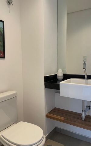 Apartamento à venda com 63m², 1 quarto e 1 vaga Apartamento à venda com 63m², 1 quarto e 1 vagaBanheiro