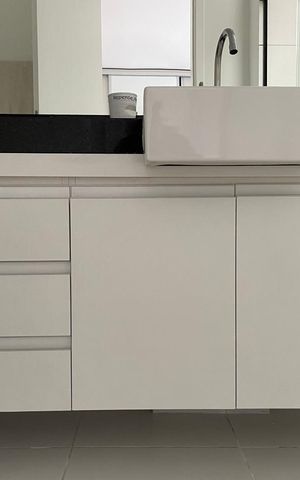 Apartamento à venda com 63m², 1 quarto e 1 vaga Apartamento à venda com 63m², 1 quarto e 1 vagaBanheiro