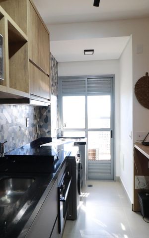 Apartamento para alugar com 50m², 1 quarto e 1 vagaCozinha 