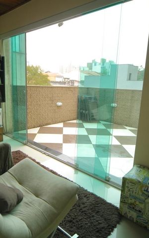 Apartamento à venda com 132m², 2 quartos e 2 vagasSala da cobertura 