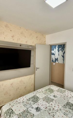 Apartamento à venda com 65m², 3 quartos e 1 vagaQuarto 2