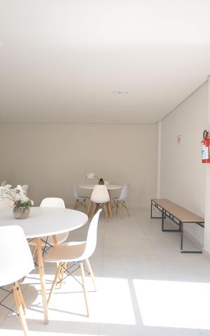 Apartamento à venda com 42m², 2 quartos e 1 vagaÁrea comum - Salão de festas