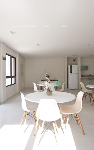 Apartamento à venda com 42m², 2 quartos e 1 vagaÁrea comum - Salão de festas