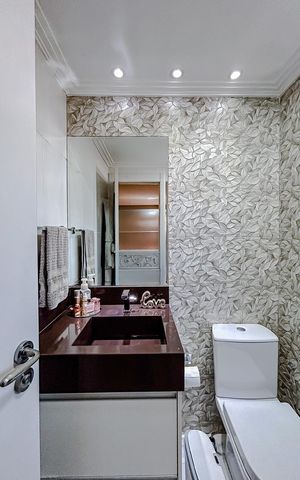 Apartamento para alugar com 68m², 2 quartos e 1 vagaBanheiro da Suíte