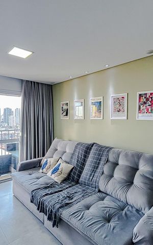 Apartamento para alugar com 68m², 2 quartos e 1 vagaSala