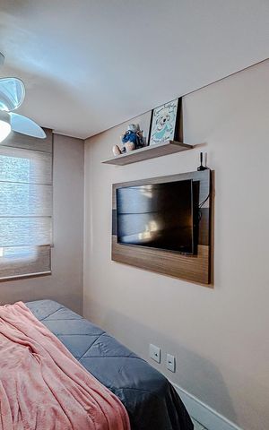 Apartamento para alugar com 68m², 2 quartos e 1 vagaQuarto 2 - Suíte