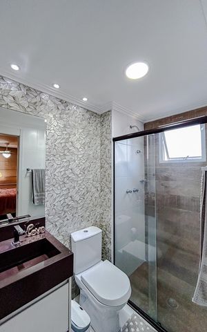 Apartamento para alugar com 68m², 2 quartos e 1 vagaBanheiro da Suíte