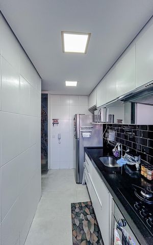 Apartamento para alugar com 68m², 2 quartos e 1 vagaCozinha e Área de Serviço