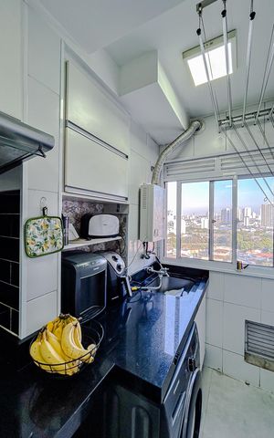 Apartamento para alugar com 68m², 2 quartos e 1 vagaCozinha e Área de Serviço