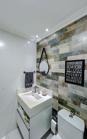 Apartamento para alugar com 68m², 2 quartos e 1 vagaBanheiro