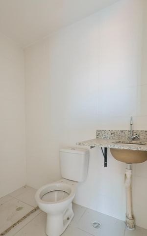 Apartamento para alugar com 56m², 2 quartos e sem vaga Apartamento para alugar com 56m², 2 quartos e sem vagaBanheiro Social