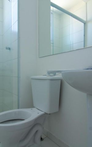 Apartamento à venda com 43m², 2 quartos e 1 vaga Apartamento à venda com 43m², 2 quartos e 1 vagaBanheiro