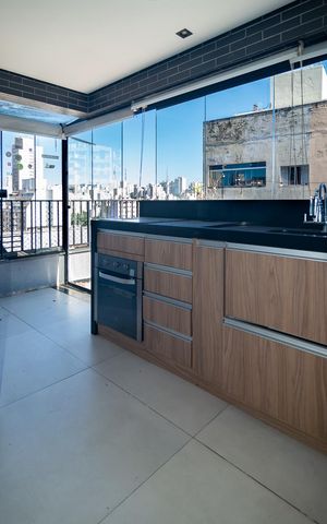 Studio para alugar com 58m², 1 quarto e 1 vaga Studio para alugar com 58m², 1 quarto e 1 vagaCozinha