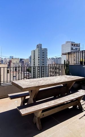 Studio para alugar com 58m², 1 quarto e 1 vaga Studio para alugar com 58m², 1 quarto e 1 vagaÁrea comum