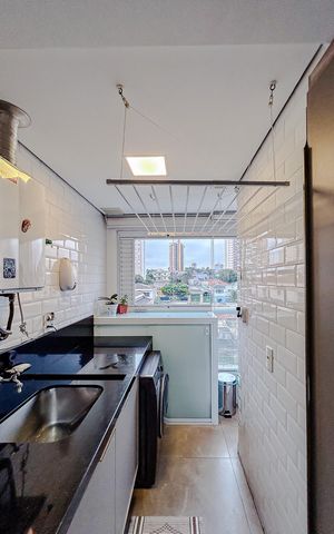 Apartamento à venda com 90m², 2 quartos e 2 vagasÁrea de Serviço