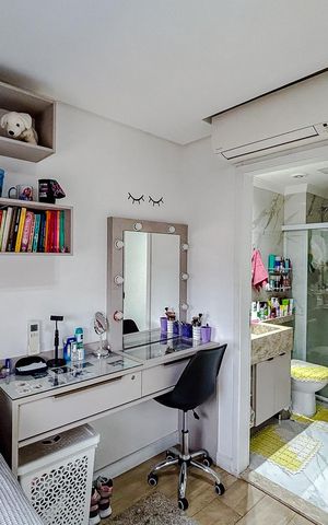 Apartamento à venda com 90m², 2 quartos e 2 vagasQuarto 2 - Suíte