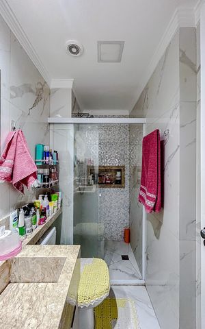 Apartamento à venda com 90m², 2 quartos e 2 vagasBanheiro da Suíte 2
