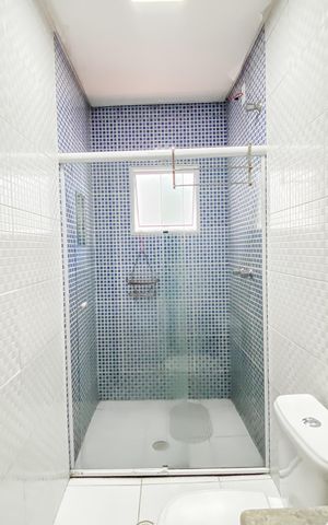 Casa para alugar com 90m², 2 quartos e 1 vaga Casa para alugar com 90m², 2 quartos e 1 vagaBanheiro