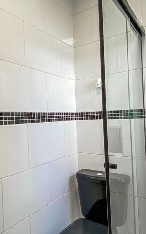 Casa para alugar com 90m², 2 quartos e 1 vaga Casa para alugar com 90m², 2 quartos e 1 vagaBanheiro da Suíte