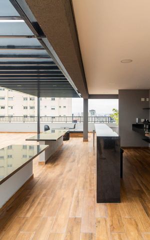 Studio à venda com 28m², 1 quarto e sem vaga Studio à venda com 28m², 1 quarto e sem vagaChurrasqueira