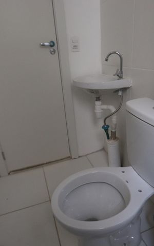 Apartamento para alugar com 42m², 2 quartos e sem vaga Apartamento para alugar com 42m², 2 quartos e sem vagaBanheiro social