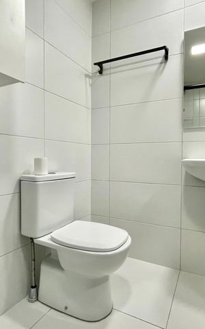 Studio para alugar com 30m², 1 quarto e 1 vaga Studio para alugar com 30m², 1 quarto e 1 vagaBanheiro