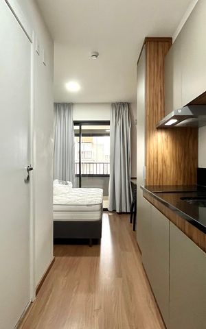 Studio para alugar com 30m², 1 quarto e 1 vaga Studio para alugar com 30m², 1 quarto e 1 vagaCozinha