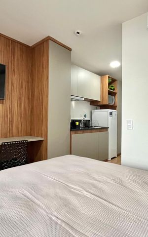 Apartamento para alugar com 30m², 1 quarto e 1 vagaSala/Quarto