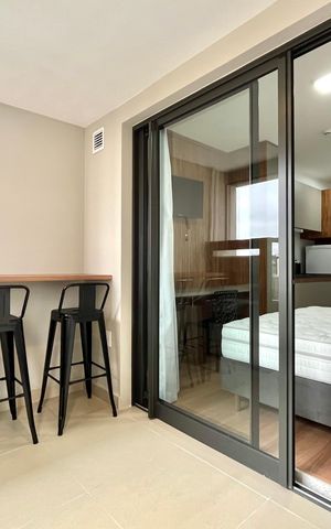 Studio para alugar com 30m², 1 quarto e 1 vagaVaranda