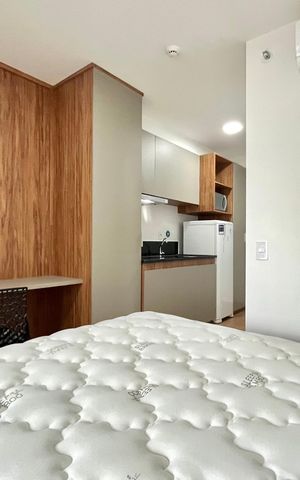 Studio para alugar com 30m², 1 quarto e 1 vagaSala/Quarto