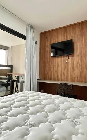 Studio para alugar com 30m², 1 quarto e 1 vagaSala/Quarto