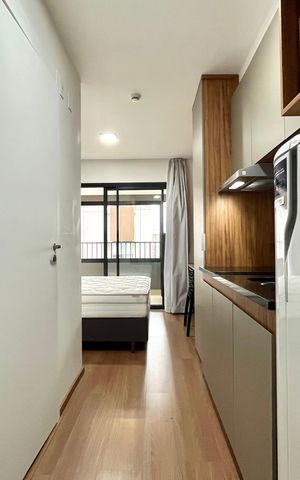 Studio para alugar com 30m², 1 quarto e 1 vagaCozinha