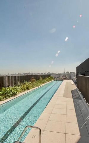 Studio para alugar com 30m², 1 quarto e 1 vagaÁrea comum - Piscina