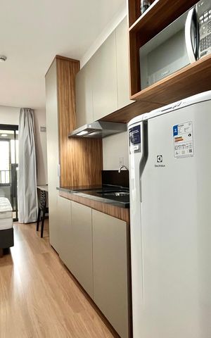 Studio para alugar com 30m², 1 quarto e 1 vagaCozinha