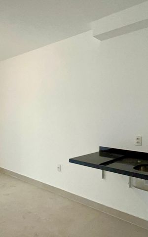 Studio à venda com 28m², 1 quarto e sem vaga Studio à venda com 28m², 1 quarto e sem vagaCozinha