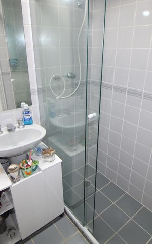 Apartamento à venda com 52m², 2 quartos e 1 vagaQuarto 2 - Banheiro