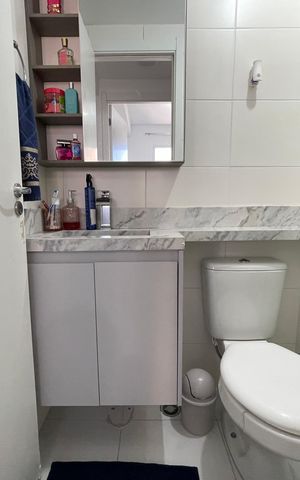 Apartamento para alugar com 33m², 2 quartos e sem vaga Apartamento para alugar com 33m², 2 quartos e sem vagaBanheiro