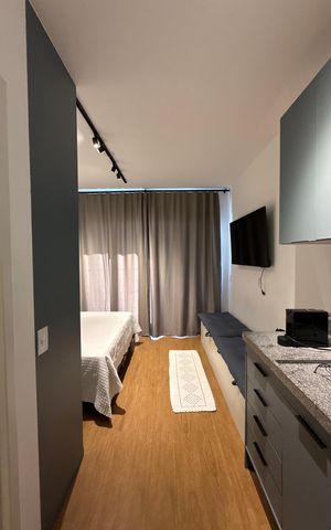 Studio à venda com 22m², 1 quarto e sem vaga