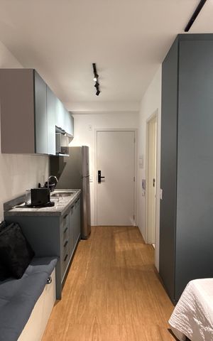 Studio à venda com 22m², 1 quarto e sem vaga