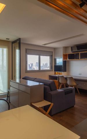 Apartamento à venda com 59m², 1 quarto e 2 vagas