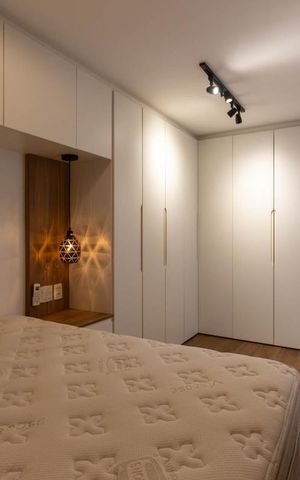 Apartamento à venda com 59m², 1 quarto e 2 vagas